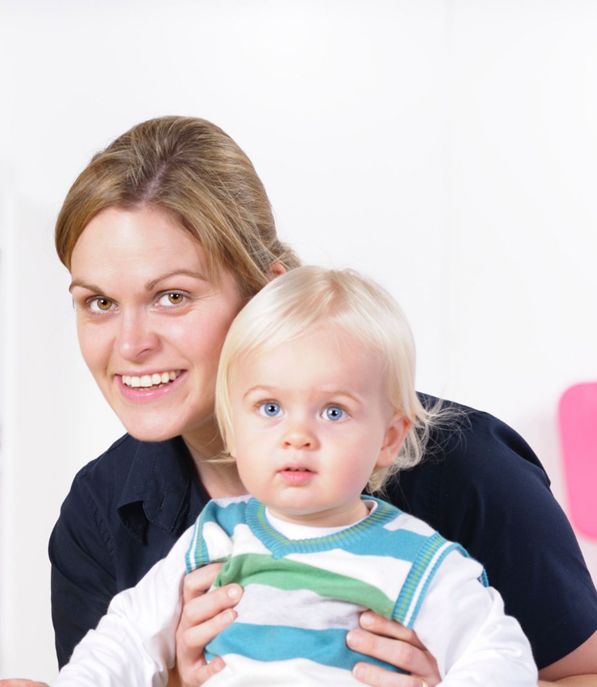 carer and baby